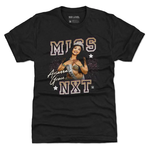 500_Level_Heather_Black_Arianna_Grace_Miss_NXT_Premium_Tri-Blend_T-Shirt