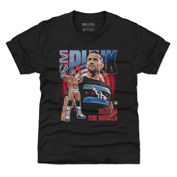 500_Level_Heather_Black_CM_Punk_Vintage_Superstar_Tri-Blend_T-Shirt
