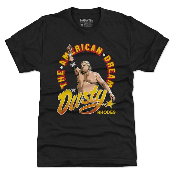 500_Level_Heather_Black_Dusty_Rhodes_The_American_Dream_Premium_T-Shirt