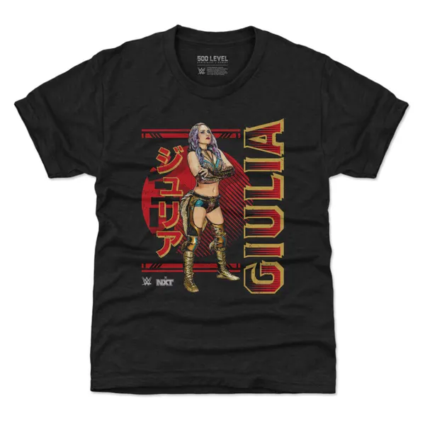 500_Level_Heather_Black_Giulia_Pose_T-Shirt