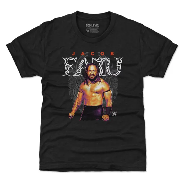 500_Level_Heather_Black_Jacob_Fatu_Tribal_T-Shirt