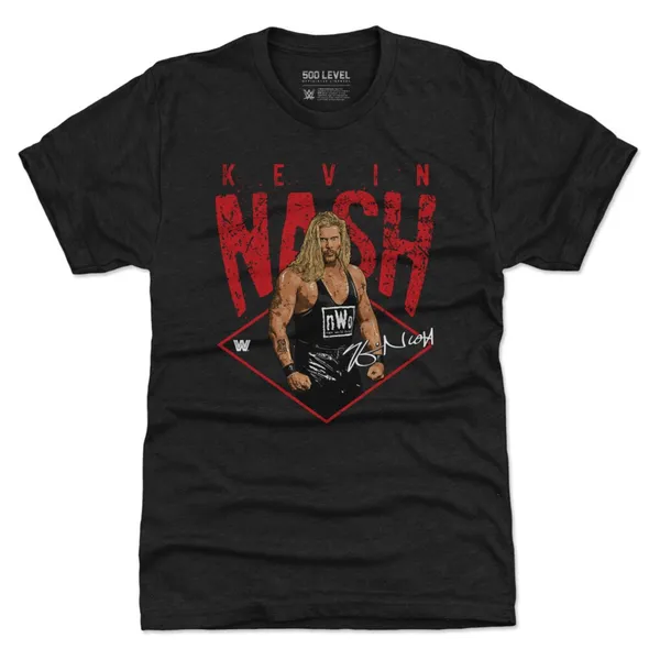 500_Level_Heather_Black_Kevin_Nash_Premium_Tri-Blend_T-Shirt