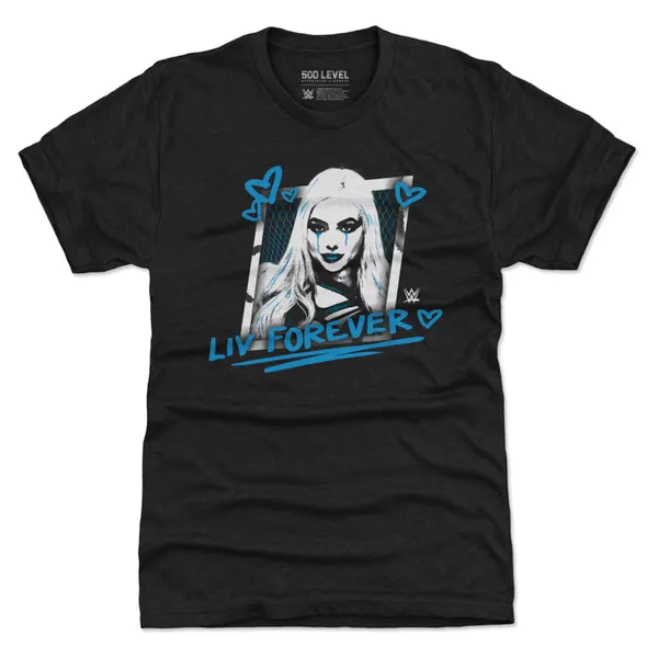 500_Level_Heather_Black_Liv_Morgan_Liv_Forever_Tri-Blend_T-Shirt