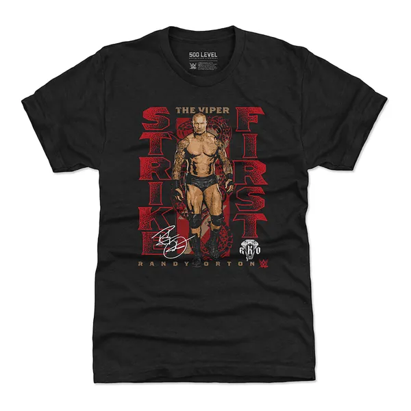 500_Level_Heather_Black_Randy_Orton_The_Viper_Strike_First_Premium_T-Shirt