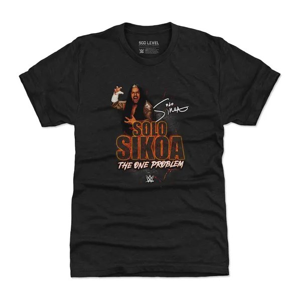 500_Level_Heather_Black_Solo_Sikoa_The_One_Problem_Premium_T-Shirt