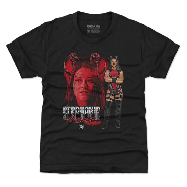 500_Level_Heather_Black_Stephanie_Vaquer_Vintage_T-Shirt