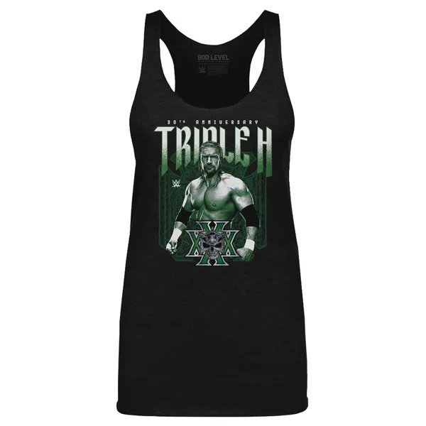 500_Level_Heather_Black_Triple_H_30th_Anniversary_Tri-Blend_Tank_Top