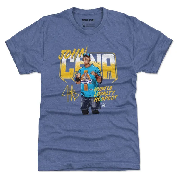 500_Level_Heather_Blue_John_Cena_Hustle,_Loyalty_Respect_Premium_Tri-Blend_T-Shirt