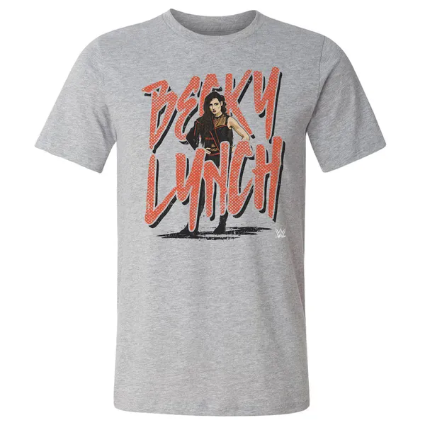 500_Level_Heather_Gray_Becky_Lynch_Name_Rough_T-Shirt