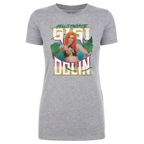 500_Level_Heather_Gray_Gigi_Dolin_Hell's_Favorite_T-Shirt
