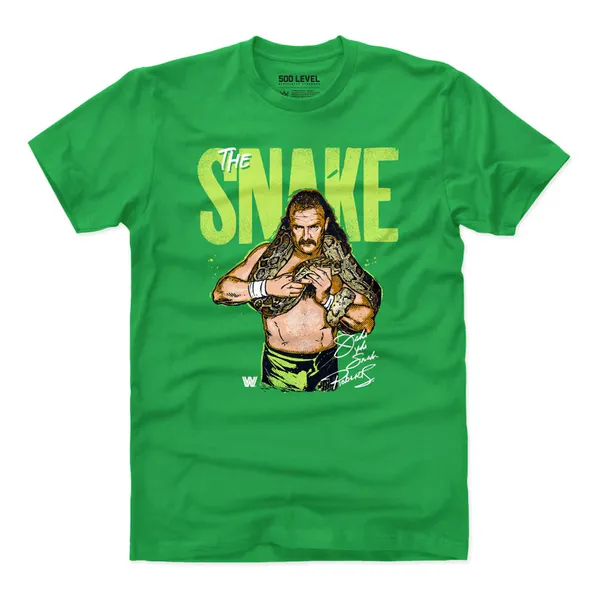 500_Level_Kelly_Green_Jake_"The_Snake"_Roberts_T-Shirt