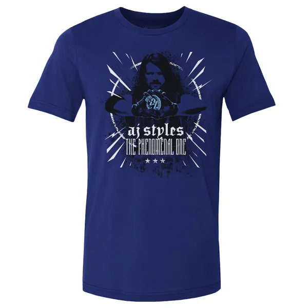 500_Level_Royal_AJ_Styles_Grunge_Spray_Paint_T-Shirt