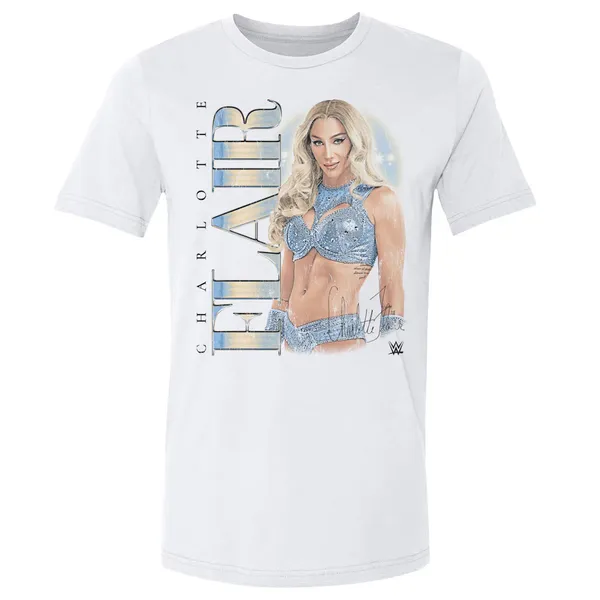 500_Level_White_Charlotte_Flair_Vintage_T-Shirt