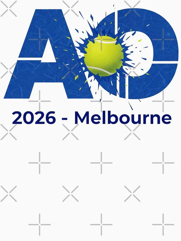 AO_2026_Melbourne_Tennis_Grand_Slam_Action_Design_Classic_T-Shirt