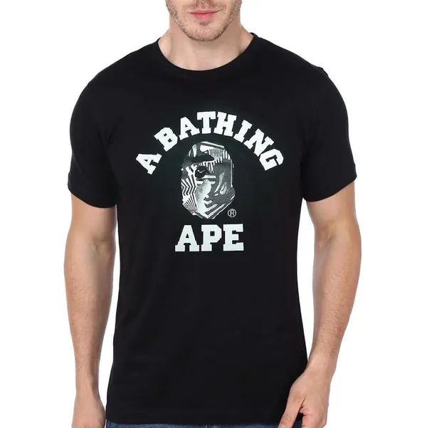 A_Bathing_Ape_Black_T-Shirt