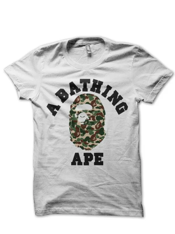 A_Bathing_Ape_White_T-Shirt