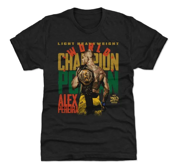Alex_Pereira_UFC_300_Light_Heavyweight_Champion_Premium_Tri-Blend_T-Shirt