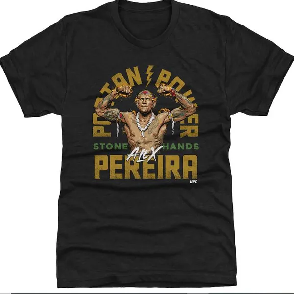Alex_Pereira_"Poatan"_Power_Premium_Tri-Blend_T-Shirt