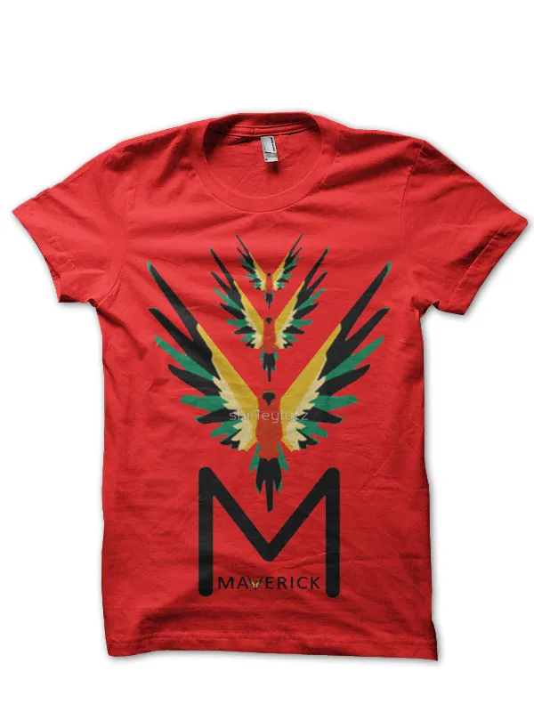 Always_be_a_maverick!!_Red_T-Shirt