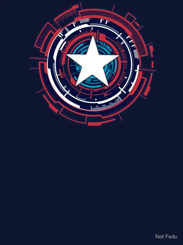 America_Hero_Futuristic_Logo_Classic_T-Shirt
