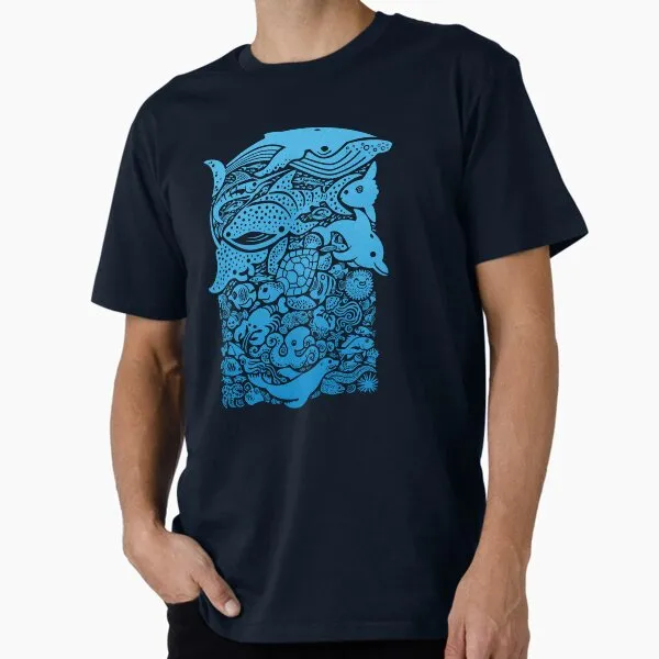 Aquatic_Blues_2_Premium_T-Shirt