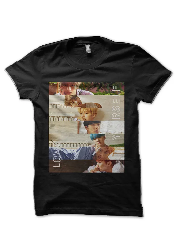 BTS_LOVE_YOURSELF_HER_–_L_O_V_E_Black_T-Shirt