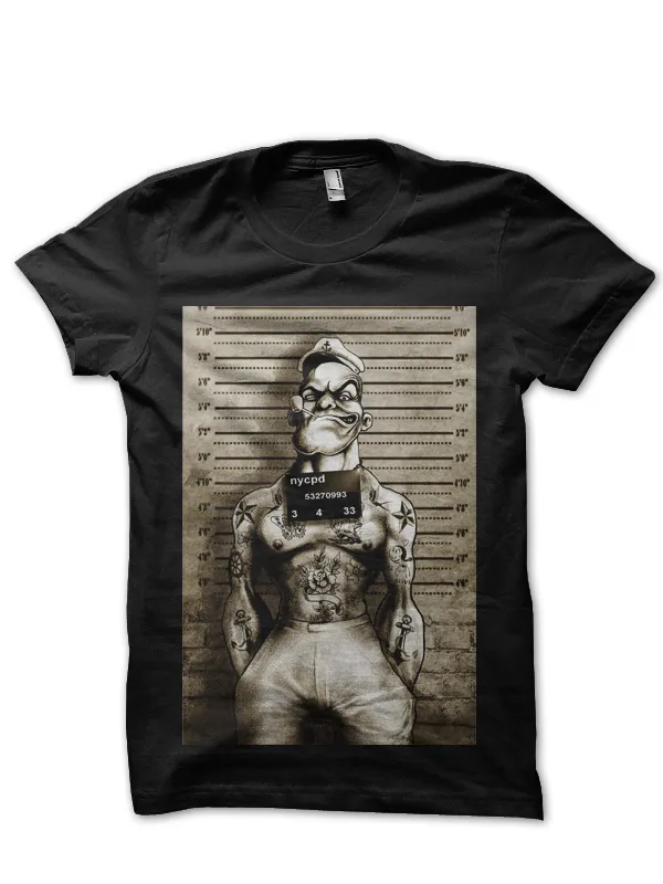 Badass_Popeye_Black_Tee