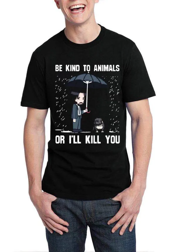 Be_Kind_To_Animals_Black_T-Shirt