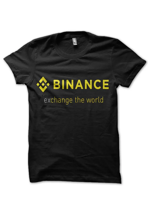 Binance_Exchange_The_World_Black_T-Shirt