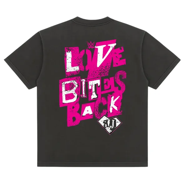 Black_AJ_Lee_Love_Bites_Back_Boxy_Garment_Dyed__Round_Neck_T-Shirt_For_Men