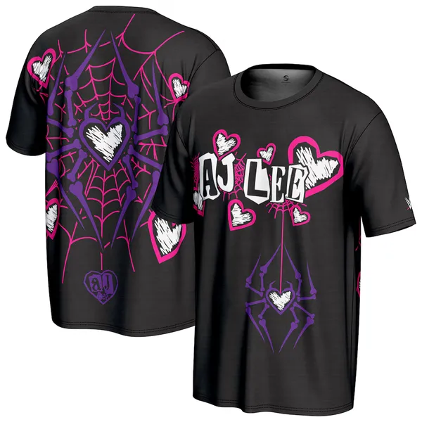 Black_AJ_Lee_Spider_Web_T-Shirt