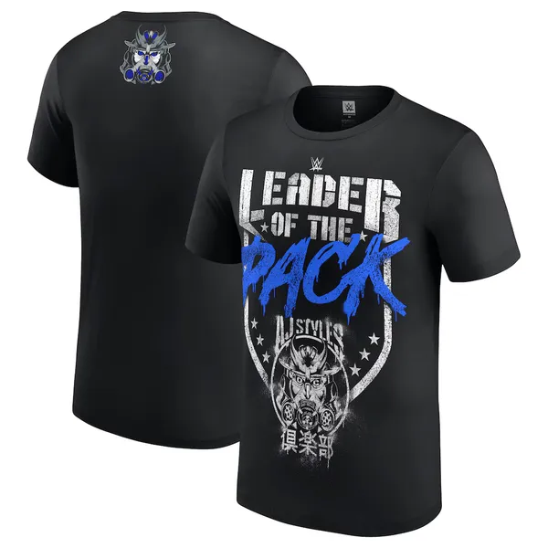 Black_AJ_Styles_Leader_of_the_Pack_Painted_T-Shirt