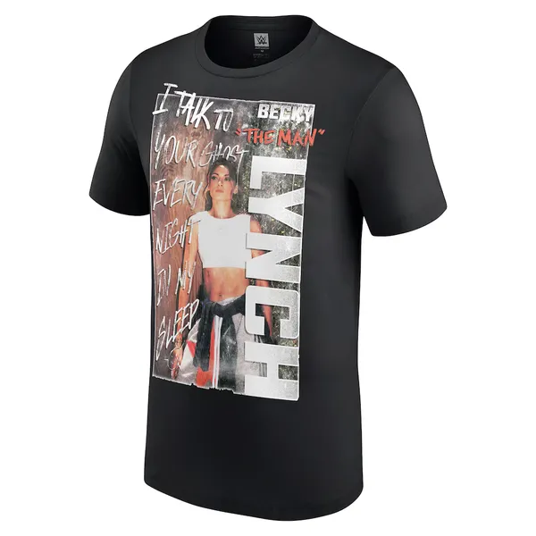 Black_Becky_Lynch_Ghost__Round_Neck_T-Shirt_For_Men