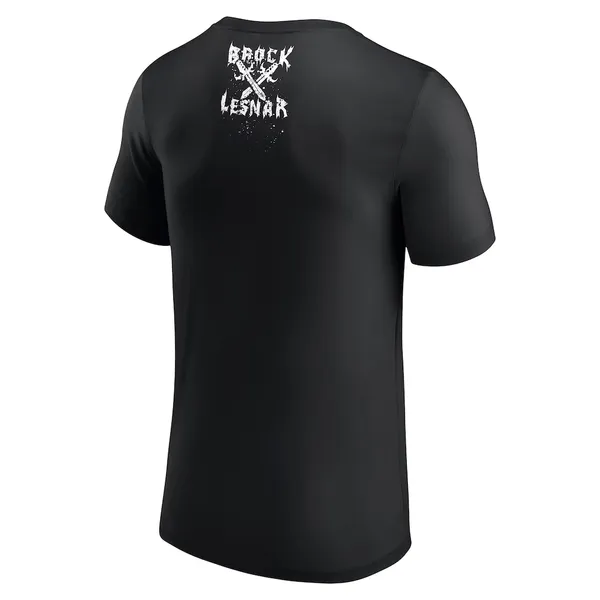 Black_Brock_Lesnar_Logo__Round_Neck_T-Shirt_For_Men