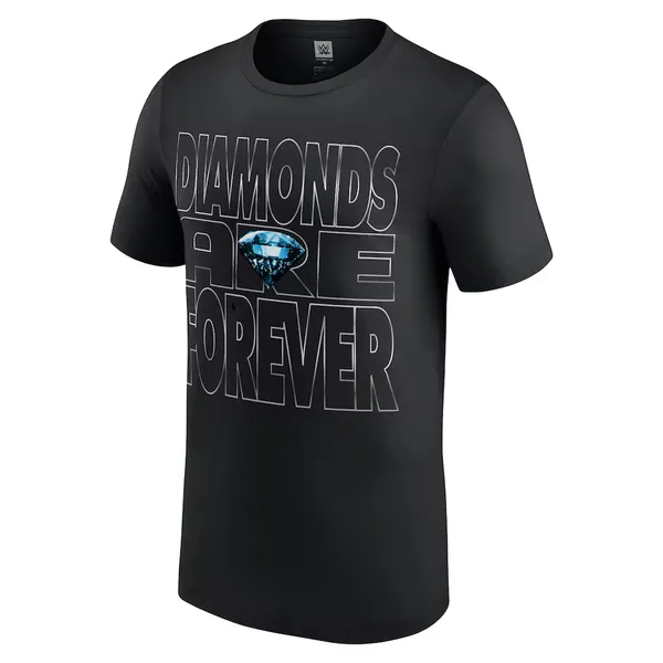Black_Charlotte_Flair_Diamonds_Are_Forever_T-Shirt