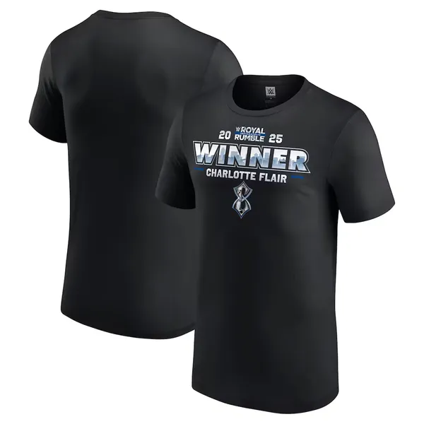 Black_Charlotte_Flair_Royal_Rumble_2025_Winner_T-Shirt