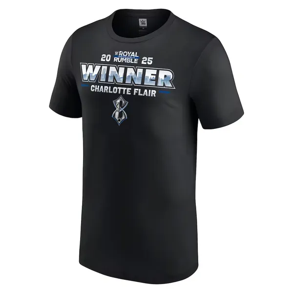 Black_Charlotte_Flair_Royal_Rumble_2025_Winner_T-Shirt