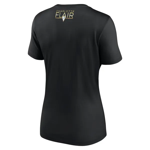 Black_Charlotte_Flair_Women's_Royal_Rumble_2025_Winner_T-Shirt