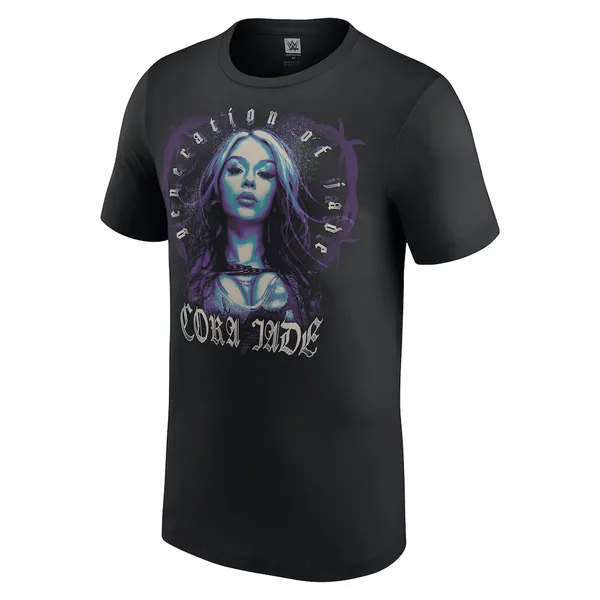 Black_Cora_Jade_Generation_of_Jade__Round_Neck_T-Shirt_For_Men