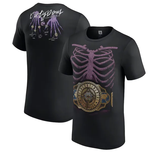 Black_Dominik_Mysterio_Rib_Cage_Champion__Round_Neck_T-Shirt_For_Men