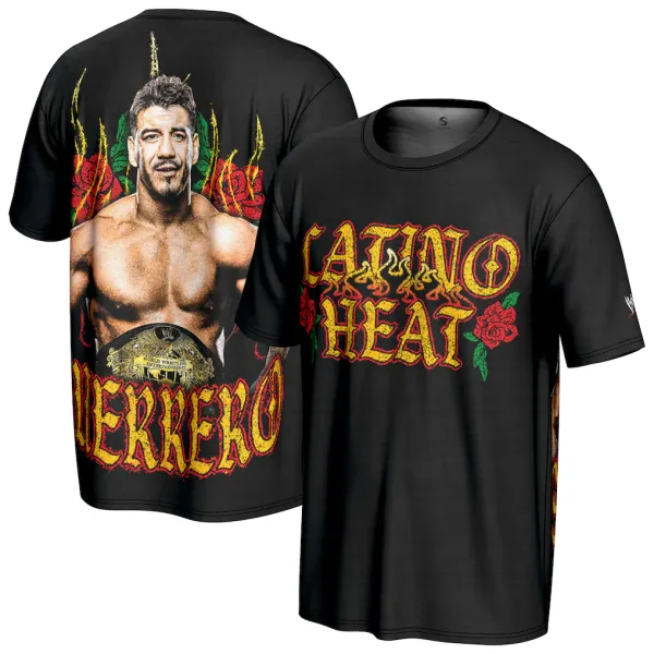 Black_Eddie_Guerrero_Latino_Heat_T-Shirt