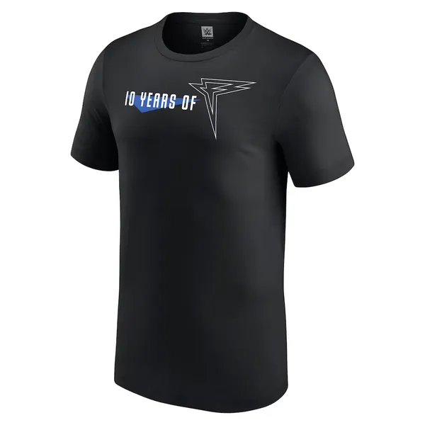 Black_Finn_Bálor_10_Years__Round_Neck_T-Shirt_For_Men