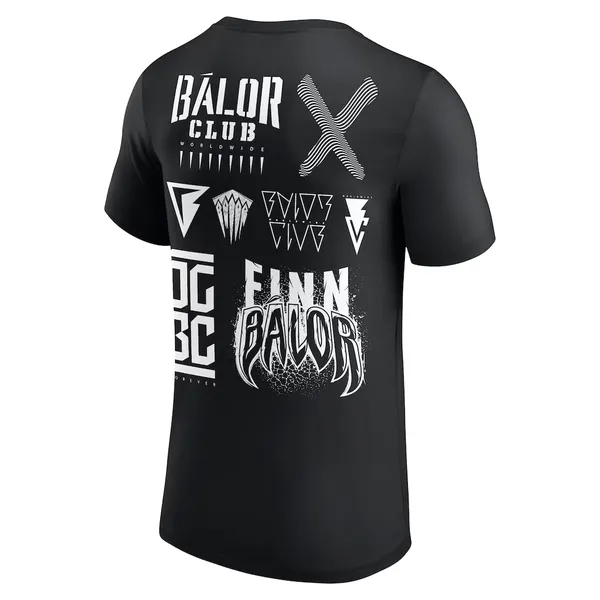 Black_Finn_Bálor_10_Years__Round_Neck_T-Shirt_For_Men