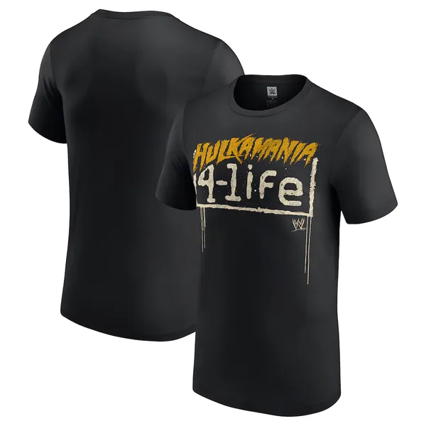 Black_Hulk_Hogan_Hulkamania_4-Life_T-Shirt