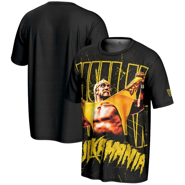Black_Hulk_Hogan_Hulkamania_T-Shirt
