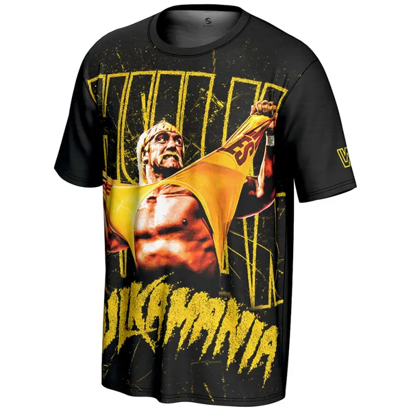 Black_Hulk_Hogan_Hulkamania_T-Shirt