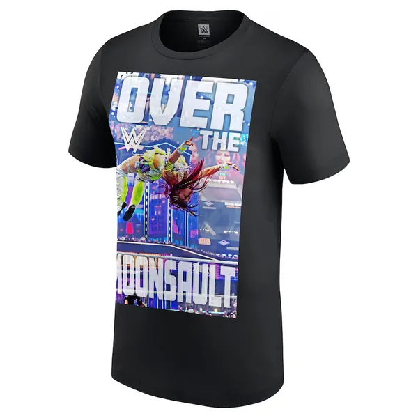 Black_IYO_SKY_Over_The_Moonsault__Round_Neck_T-Shirt_For_Men