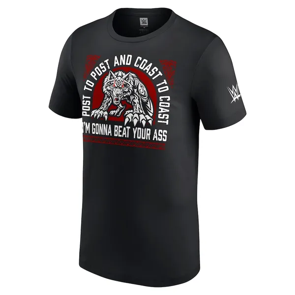 Black_Jacob_Fatu_Post_To_Post__Round_Neck_T-Shirt_For_Men