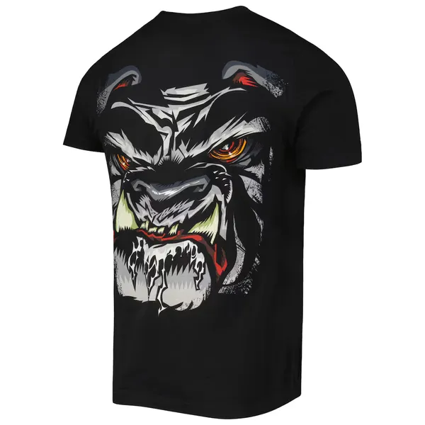 Black_John_Cena_Beware_of_Dog_Retro__Round_Neck_T-Shirt_For_Men