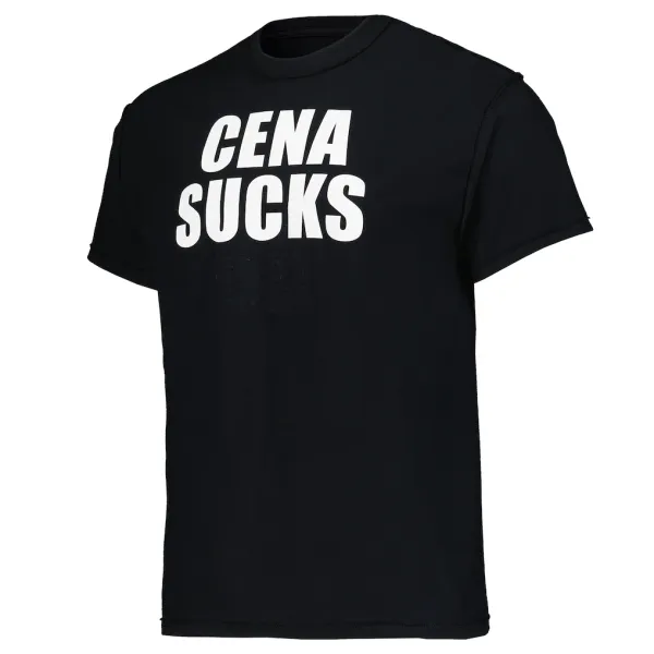 Black_John_Cena_Let's_Go_Cena/Cena_Sucks_Reversible_T-Shirt